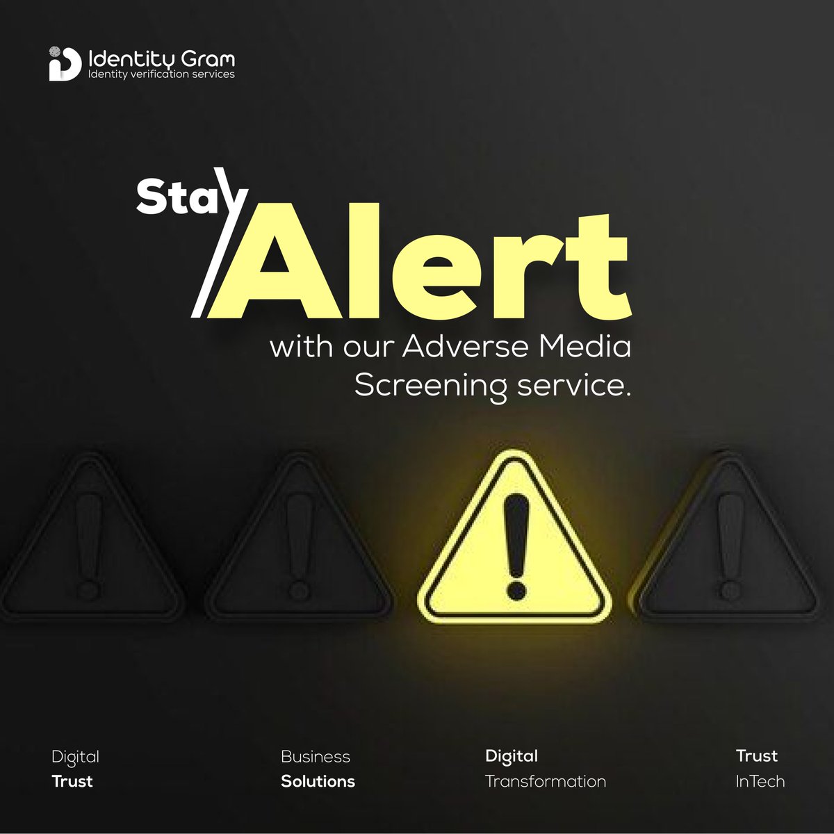 Identitygram_'s tweet photo. Adverse Media Screening scans for negative information about individuals or entities in the media to help manage reputational risk.
#identitygram #SocialMediaChecks #ReputationManagement #RiskMitigation https://t.co/SqsEzJJXQu
