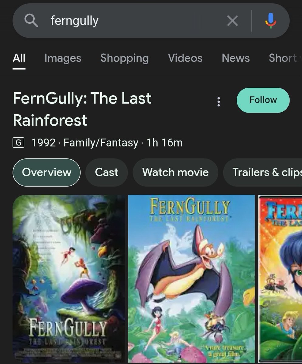 Here is your reminder that FernGully, a whole movie, had a runtime of 76 minutes, of which approximately 25% were singing or music.