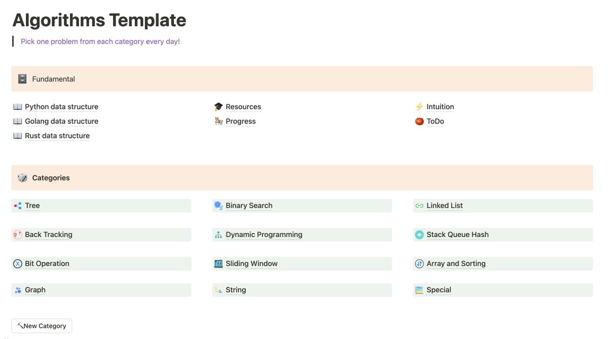 algolearner's tweet image. I&apos;m really proud of my algorithm template, it helps every time I want to learn new languages and to prepare for interview.  #interview #Algorithms