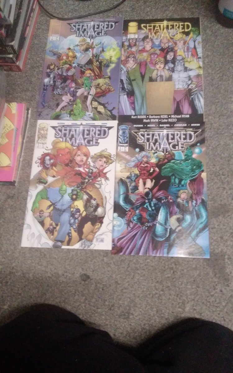 On the advice that it ties in to local man by @HackinTimSeeley I got these from ebay

SHATTERED IMAGE BY <a href="/KurtBusiek/">Kurt Busiek</a> <a href="/barbarakesel/">BarbaraRandall Kesel</a> <a href="/TonyDanielx2/">Tony Daniel</a> <a href="/ChrisEliopoulos/">Christopher Eliopoulos</a> <a href="/KevinConradArt/">Kevin Conrad</a> <a href="/inkmonkeyhope/">Sandra Hope</a> <a href="/TopCow/">Top Cow</a> <a href="/ImageComics/">Image Comics</a>