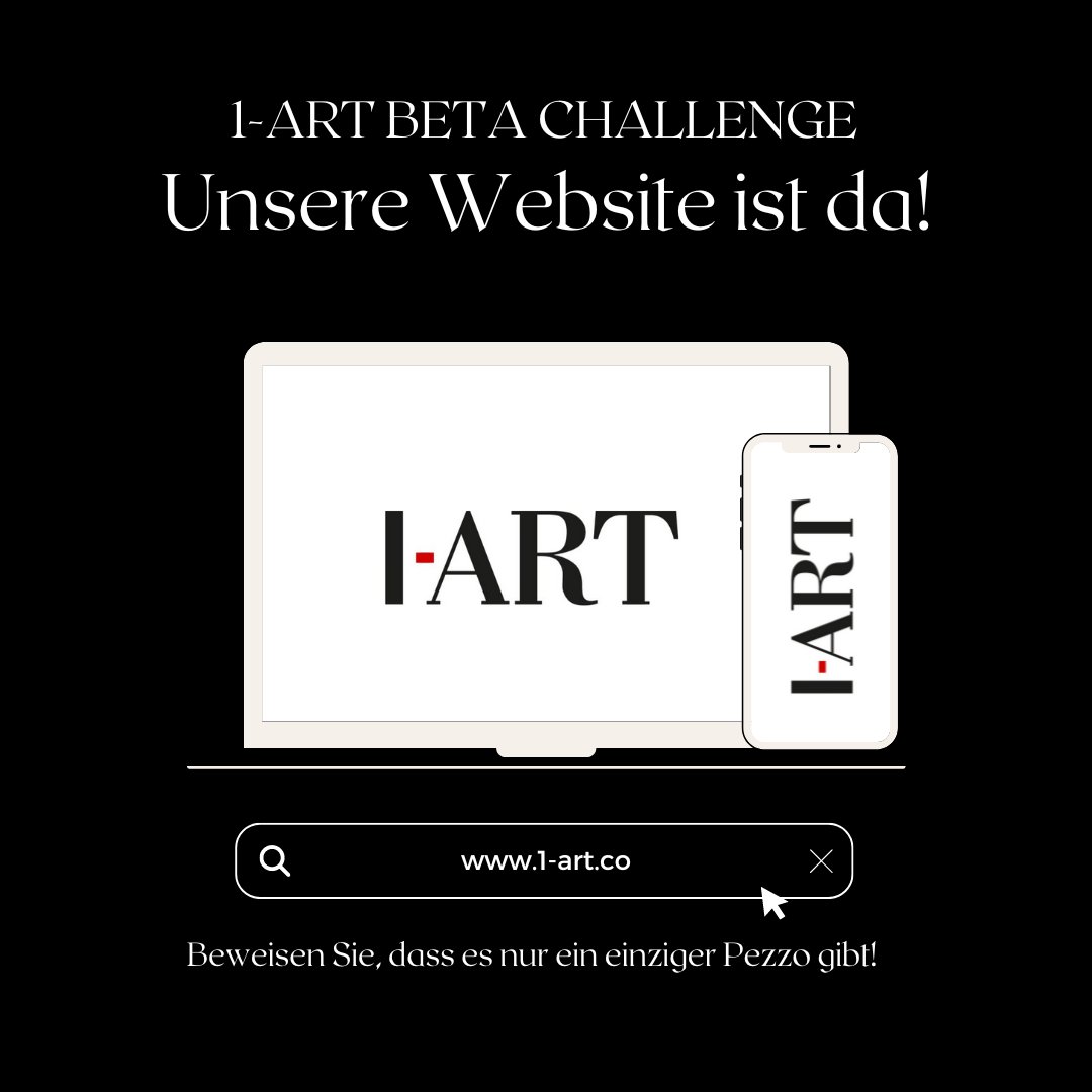 1 ART (@1_artwishes) on Twitter photo 🚀 1-ART Beta Challenge! 🎉 
Hilf uns, unsere Website zu verbessern, indem du Feedback gibst. Bis zum 13.09. kannst du eine Bronze-Skulptur, Tote Bags und Rabatte gewinnen, indem du Missionen auf unserer Website erfüllst! 🎁
🔗 1-art.co/account/regist…
#1ArtChallenge #Wettbewerb 🚀 1-ART Beta Challenge! 🎉 
Hilf uns, unsere Website zu verbessern, indem du Feedback gibst. Bis zum 13.09. kannst du eine Bronze-Skulptur, Tote Bags und Rabatte gewinnen, indem du Missionen auf unserer Website erfüllst! 🎁
🔗 1-art.co/account/regist…
#1ArtChallenge #Wettbewerb