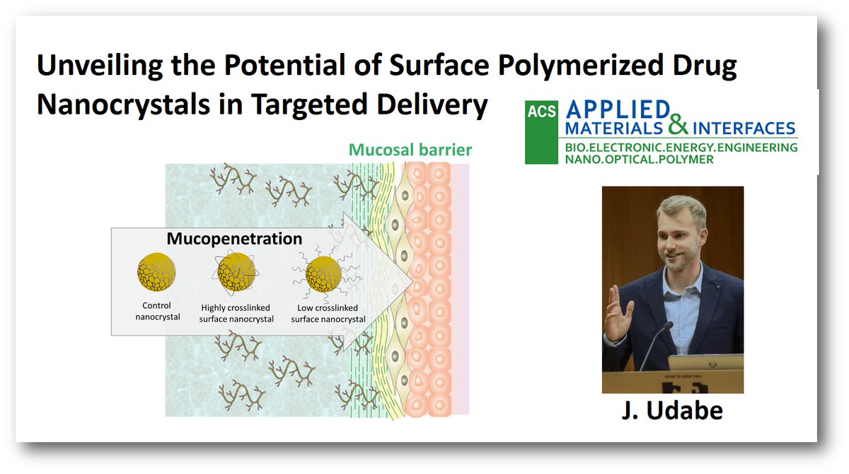 CalderonLab (@calderon_lab) on Twitter photo We are very happy to share our latest publication in <a href="/ACS_AMI/">ACS Applied Materials & Interfaces</a> about #nanocrystals. Congrats <a href="/JakesUdabe/">Jakes Udabe</a> et al for the excellent work and <a href="/paredesaj/">Alejandro J. Paredes</a> for the collaboration!
@POLYMAT_BERC, <a href="/Ikerbasque/">Ikerbasque</a>, <a href="/ehu_kimika/">Kimika Fakultatea UPV/EHU</a>, <a href="/pharmacyatQUB/">QUB Pharmacy School</a>
Link: pubs.acs.org/doi/10.1021/ac… We are very happy to share our latest publication in <a href="/ACS_AMI/">ACS Applied Materials & Interfaces</a> about #nanocrystals. Congrats <a href="/JakesUdabe/">Jakes Udabe</a> et al for the excellent work and <a href="/paredesaj/">Alejandro J. Paredes</a> for the collaboration!
@POLYMAT_BERC, <a href="/Ikerbasque/">Ikerbasque</a>, <a href="/ehu_kimika/">Kimika Fakultatea UPV/EHU</a>, <a href="/pharmacyatQUB/">QUB Pharmacy School</a>
Link: pubs.acs.org/doi/10.1021/ac…