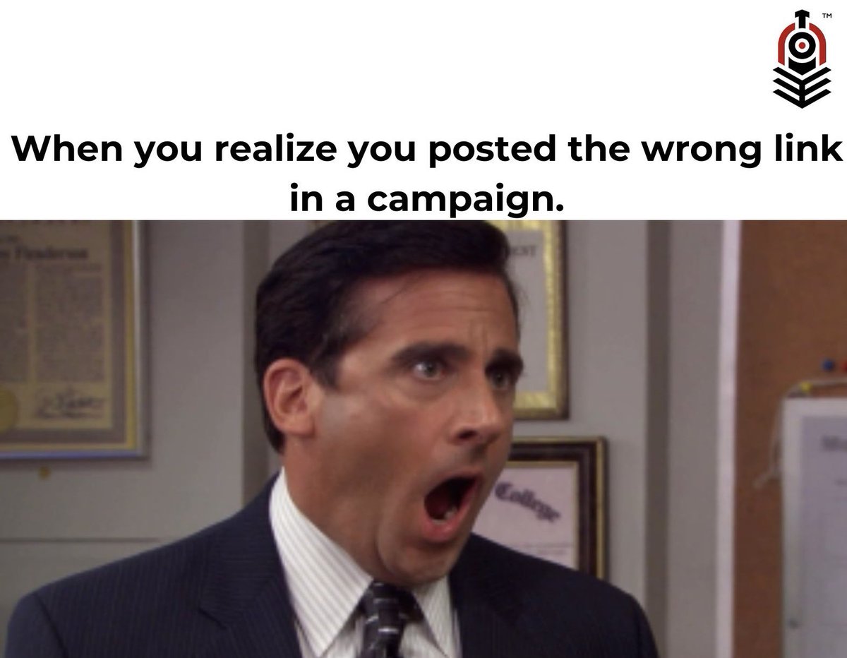 ImpactingNow's tweet photo. We've all been there! Double-checking links before posting can save you from social media mishaps. https://t.co/a1L30aWKXx