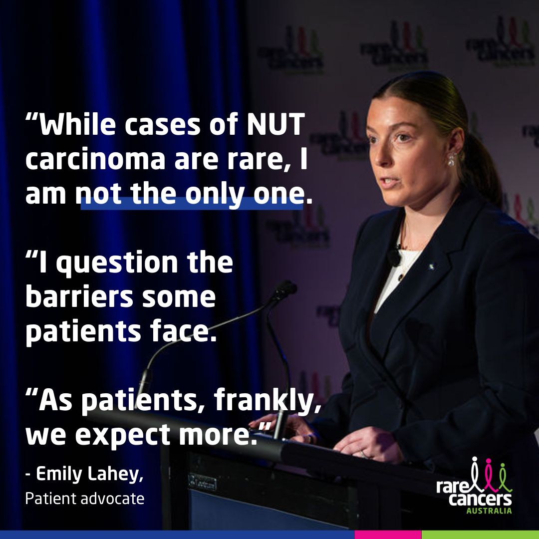 When Emily was diagnosed with a rare NUT carcinoma in 2019, she was told the average life expectancy was six to nine months. Genomic testing identified a treatment Emily is still using today, but she wasn't able to access it until her condition deteriorated.