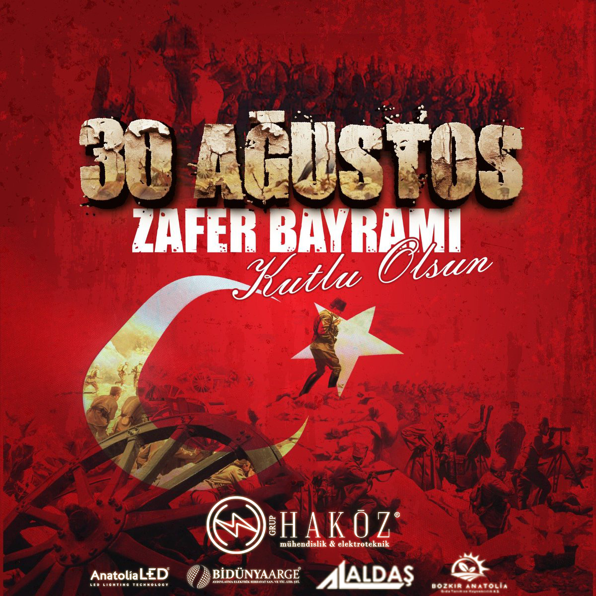Gazi Mustafa Kemal Atatürk ve kahramanlarımızı saygı ve minnetle anıyoruz. Bağımsızlığımızın simgesi, hepimizin zaferi 30 Ağustos Zafer Bayramı kutlu olsun. 🇹🇷
#30AğustosZaferBayramıKutluOlsun
