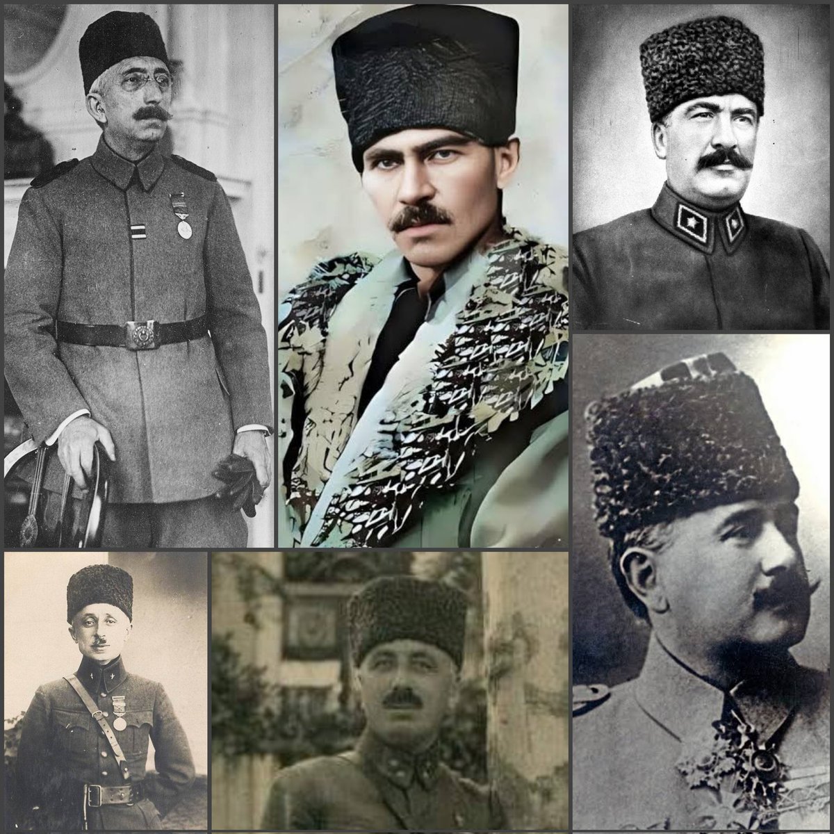 İttihat ve Terakkicilerin kaybettiği devasa vatan topraklarının bir kısmını yeniden kurtarmayı başaran, milli mücadelenin gerçek kahramanları; 

Sultan Vahdettin Han, Çerkes Ethem, Kazım Karabekir, Fevzi Çakmak, Fahrettin Altay, Refet Bele ve adı saymakla bitmeyecek bütün kahrama