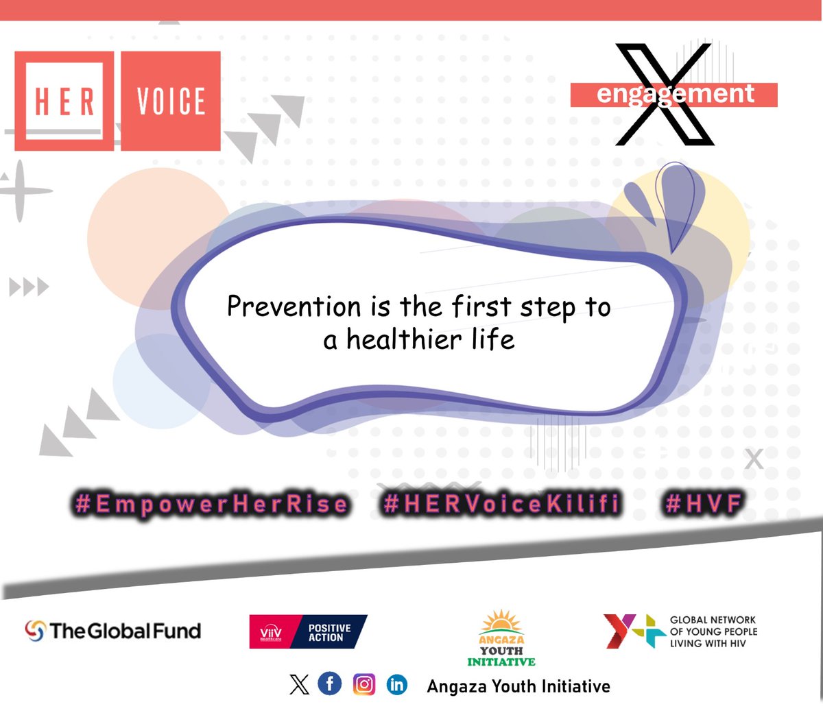 By adopting prevention options like safe practices, you can protect yourself from diseases like HIV, TB, and Malaria. #HVF #HERVoiceKilifi #EmpowerHerRise