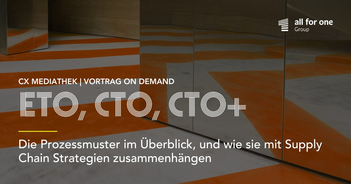 All41_CX's tweet photo. ๐ #ETO, #CTO, CTO+... Verlieren Sie den Durchblick bei den vielen Prozessmustern in der Fertigungsbranche? ๐ญ Unser Vortrag bringt Licht ins Dunkel: https://t.co/u0WNxbAgY8
#Manufacturing #SupplyChain #ConfigureToOrder #BusinessTransformation #DigitalTransformation https://t.co/GCUWKR3wAI