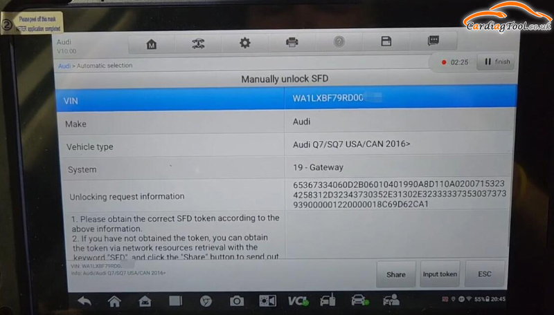 CardiagtoolUK's tweet image. How to unlock VW SFD Protection on #Autel Tablet? 🤔🤔
➡️Steps: blog.cardiagtool.co.uk/how-to-unlock-…
1️⃣Enter SFD unlock menu in Autel
2️⃣Go to vaglogins.com
3️⃣Buy tokens...
cardiagtool.co.uk/autel-maxiim-i…
#IM608 #im508 #SFD #sfdunlock #sfdprotection
