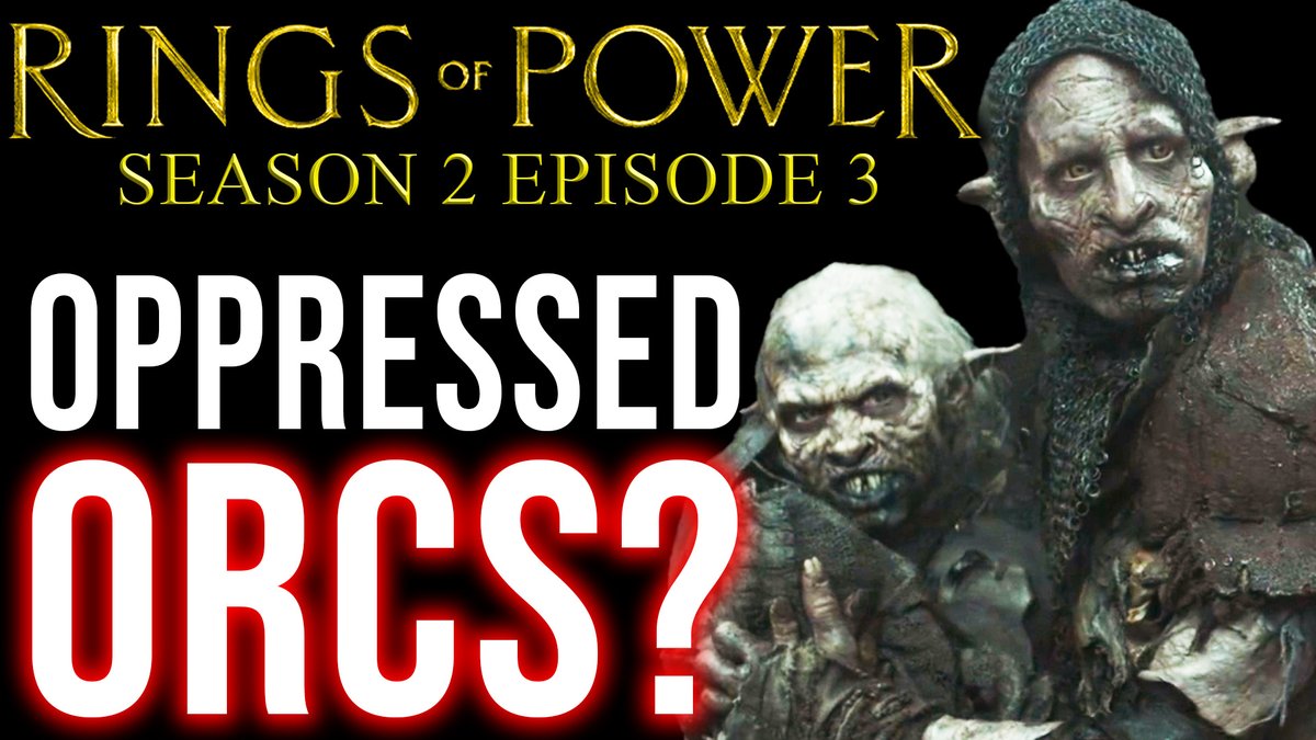 shadmbrooks's tweet photo. IT'S DONE!!!
Rings of Power S2 Episode 3 and holy crap, they're actually making the EVIL ORCS just misunderstood and oppressed, REALLY?!?
This is insane, such a desecration of Lord of the Rings.
The livestream review is starting soon, link in the reply! https://t.co/WoSaDpNt3Z