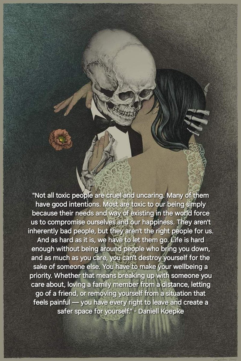 Leave a toxic relationship. Don't let their best behaviour fool you. It's just an act to win you round.