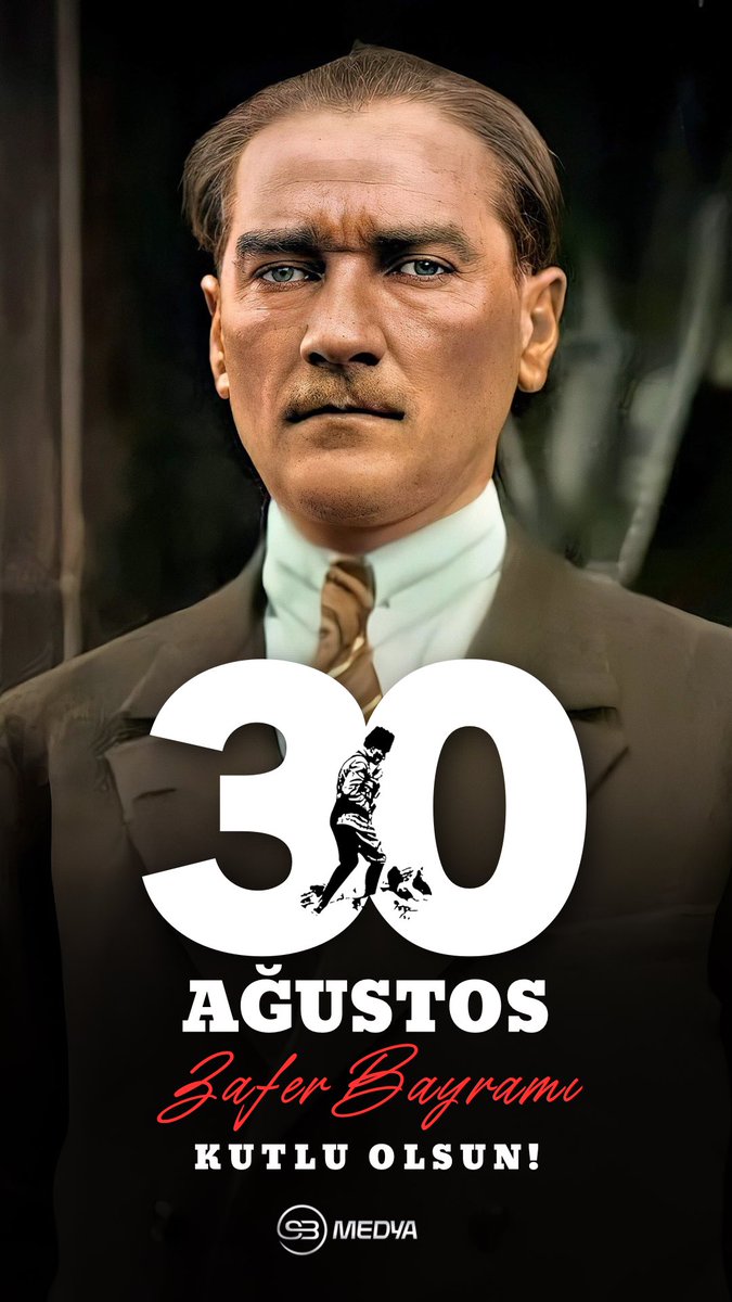 #30AgustosZaferBayramı Kutlu Olsun! Ulu Önder Mustafa Kemal Atatürk başta olmak üzere tüm silah arkadaşlarını, gazilerimizi ve şehitlerimizi saygıyla ve minnetle anıyoruz. 🇹🇷 

Happy August 30th Victory Day! 🇹🇷
