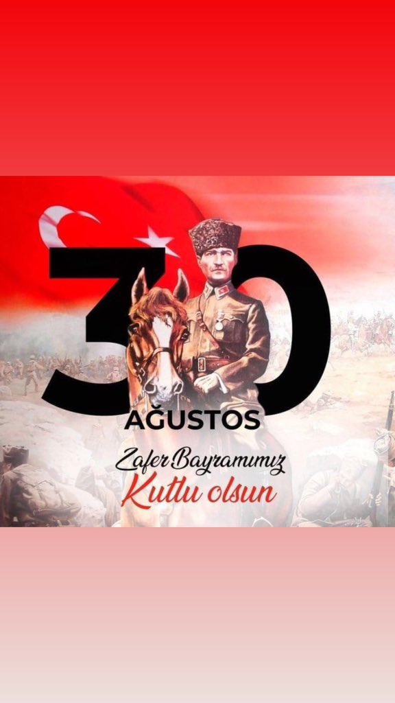 30 Ağustos Zafer Bayramı’nın 102’nci yıldönümü kutlu olsun…
#30AğustosZaferBayramı