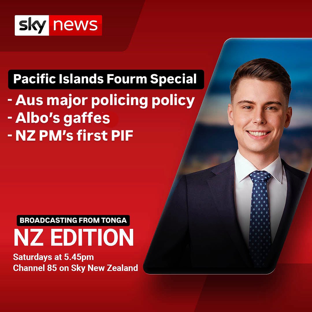 Jack_Nyhof's tweet photo. A big #NZEdition this Saturday on @SkyNewsAust.
🇦🇺 3.45pm | 🇳🇿 5.45pm https://t.co/lN5DF8RrXE