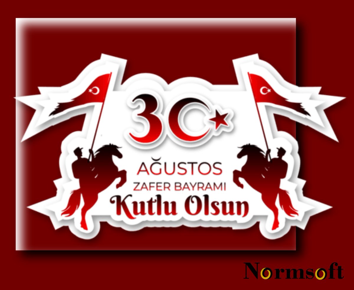 TracepartsT's tweet photo. Ülkemizin düşmanlardan temizlendiği, özgürlüğe ve bağımsızlığa kavuştuğumuz büyük zaferimiz:

30 Ağustos Zafer Bayramı Kutlu Olsun! 🎉 

#normsoft #30ağustos #zaferbayramı https://t.co/iTBA1JHvkJ