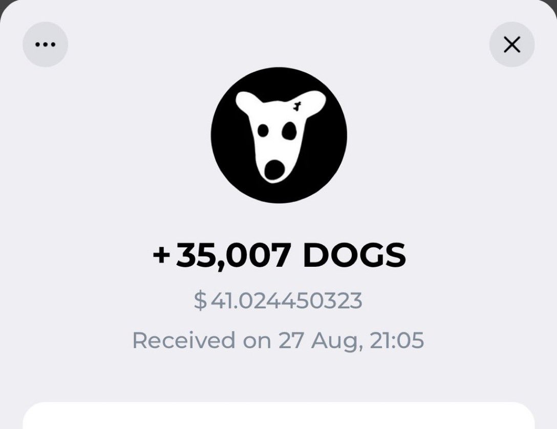 $DOGS Airdrop is now open for 48 hours ! 🪂

Follow 🔔 + RT &amp; Drop your $TON address below 👇🏻

1000 wallet gets 35007 $Dogs each

Join 👉 t.me/AirdropEarning…

Check your Wallet in 15 mins ! ⏰
