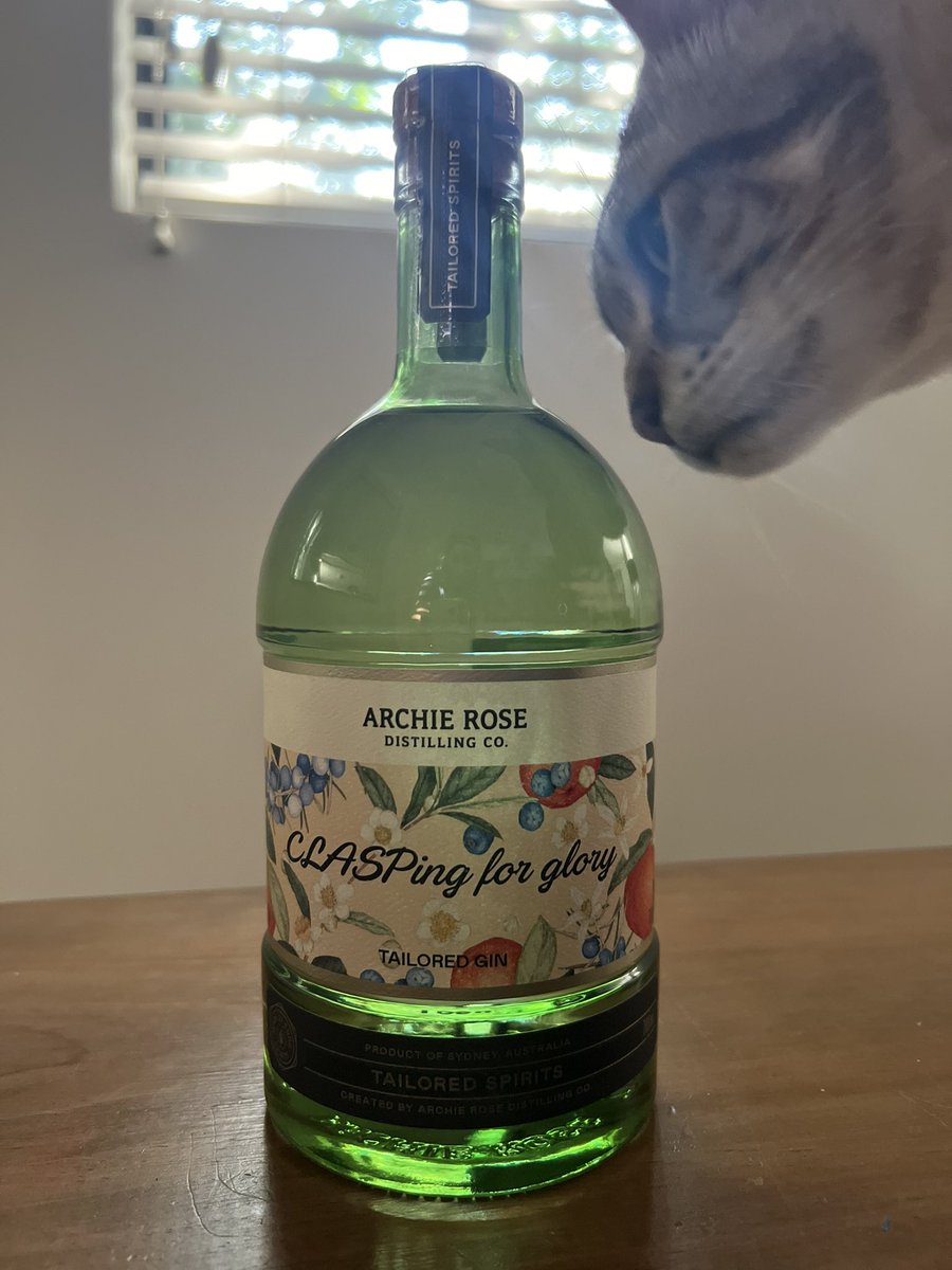 SamStehbens's tweet photo. A thoughtful gift from a ride or die, thank you my fellow gin lover β€οΈβ€οΈβ€οΈ@archierosesyd #notonTwitter RyanG. https://t.co/3Q7IPHA2IF