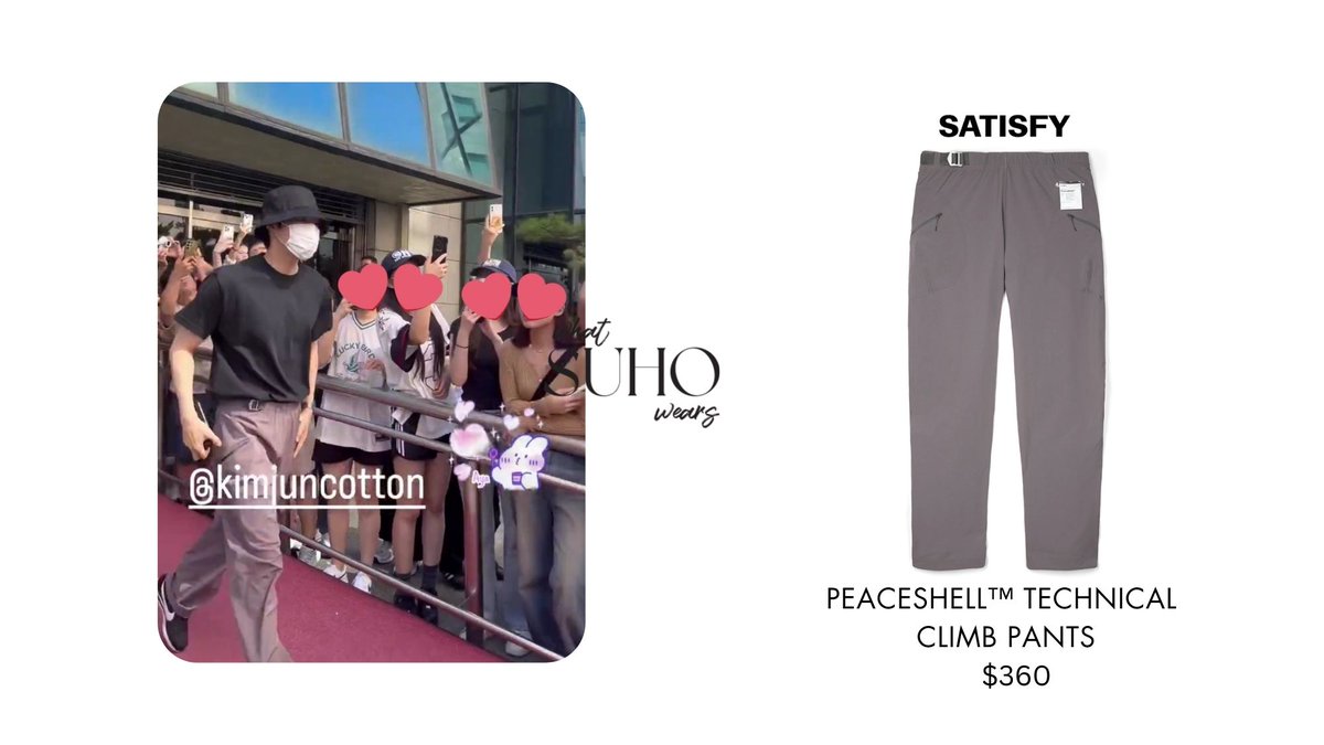 PANTS - SATISFY 

08.30.24 | #SUHO at #CHANYEOL's ‘Black Out’ Music Bank Pre-Recording
📷cr. _junmyeon01    

#SUHO #수호 #김준면 #SuhoStyle #SuhoFashion #EXO