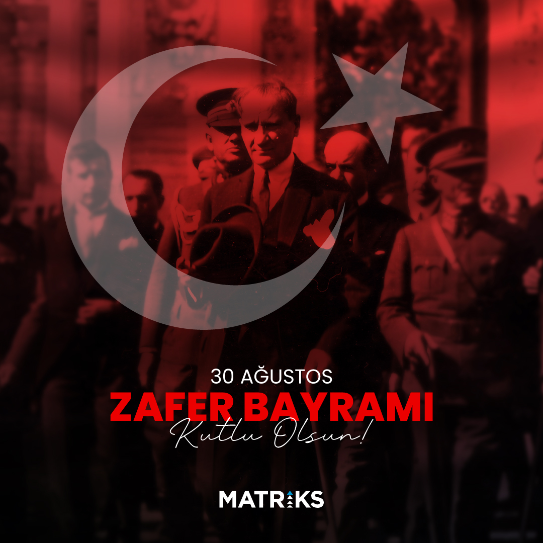 🇹🇷 30 Ağustos Zafer Bayramı’nı gururla kutluyoruz!

Bu büyük zaferi bize armağan eden Gazi Mustafa Kemal Atatürk ve tüm kahramanlarımızı saygıyla anıyoruz.

#30Ağustos #ZaferBayramı
