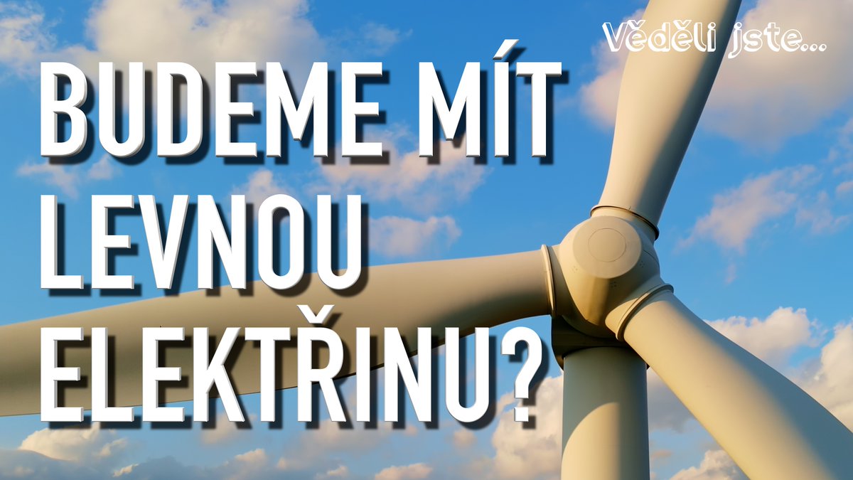 Co musíme udělat proto, aby byla elektřina levnější?

Celé video 👇
 youtu.be/WO35UVfStAk