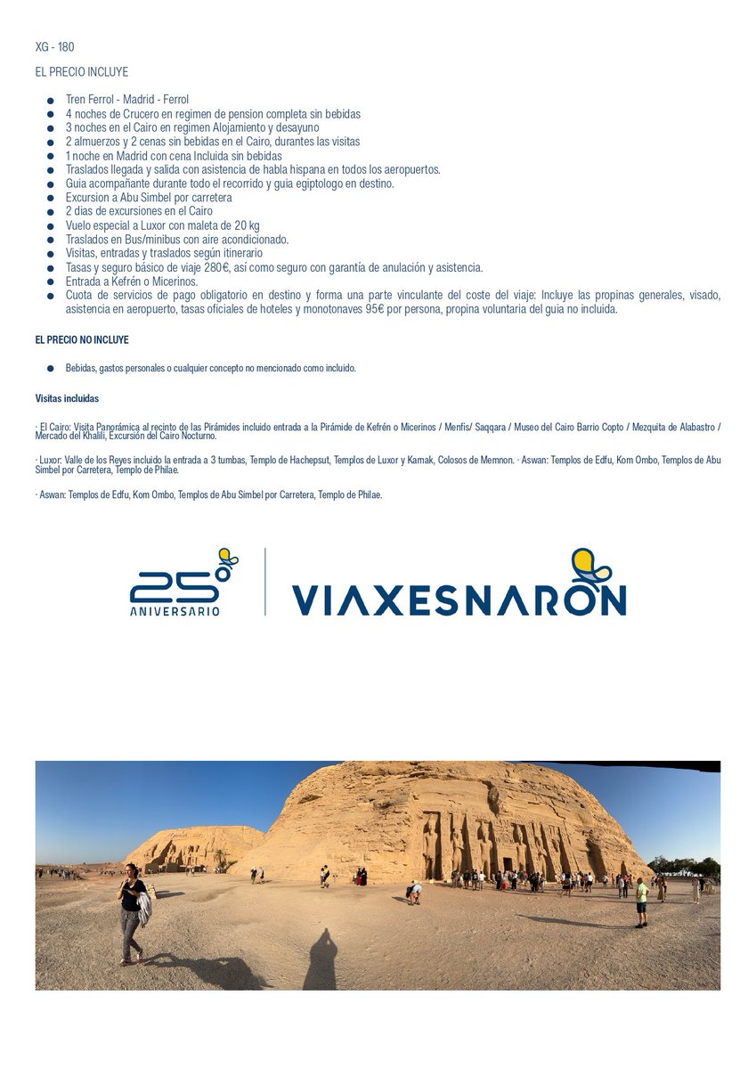 viaxesnaron's tweet photo. Nuestro viaje a Egipto https://t.co/Q1O95C1K5I