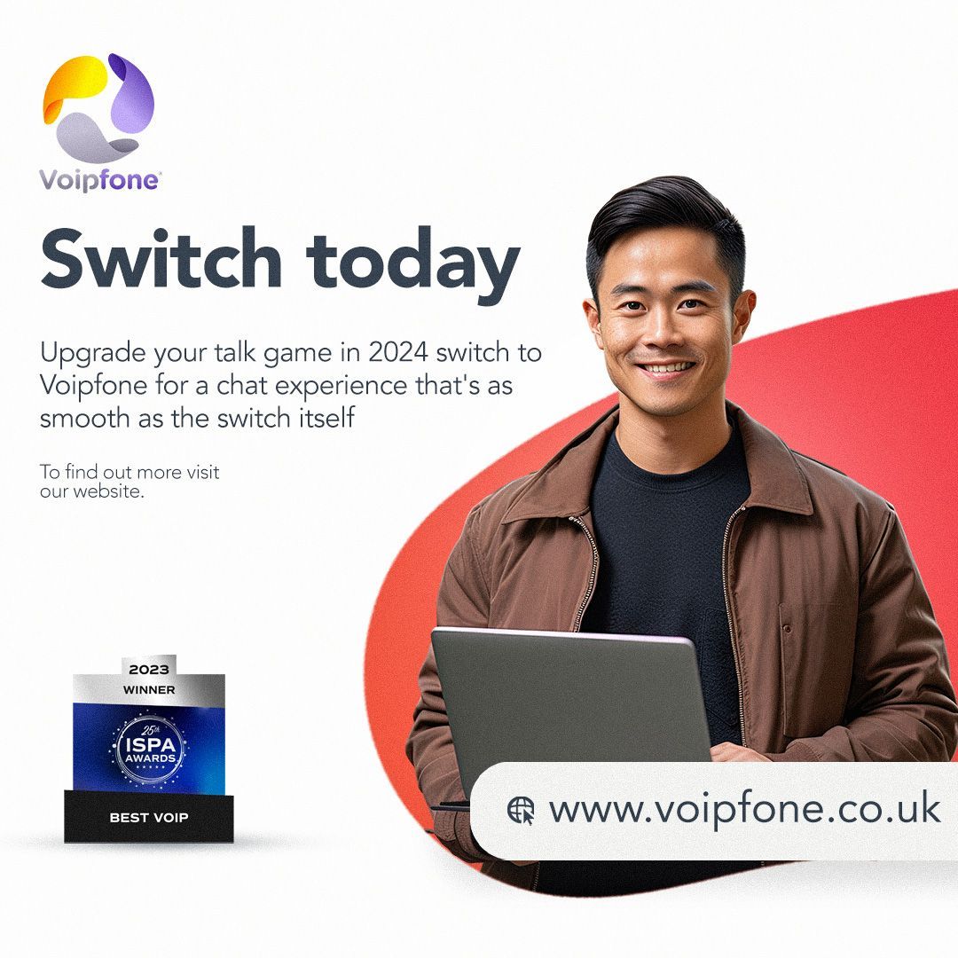 Voipfone's tweet image. 🔄📞 Upgrade your talk game in 2024! Switch to Voipfone for a chat experience that&apos;s as smooth as the switch itself. #Voipfone #2024Upgrade #SmoothSwitch #TechInnovation