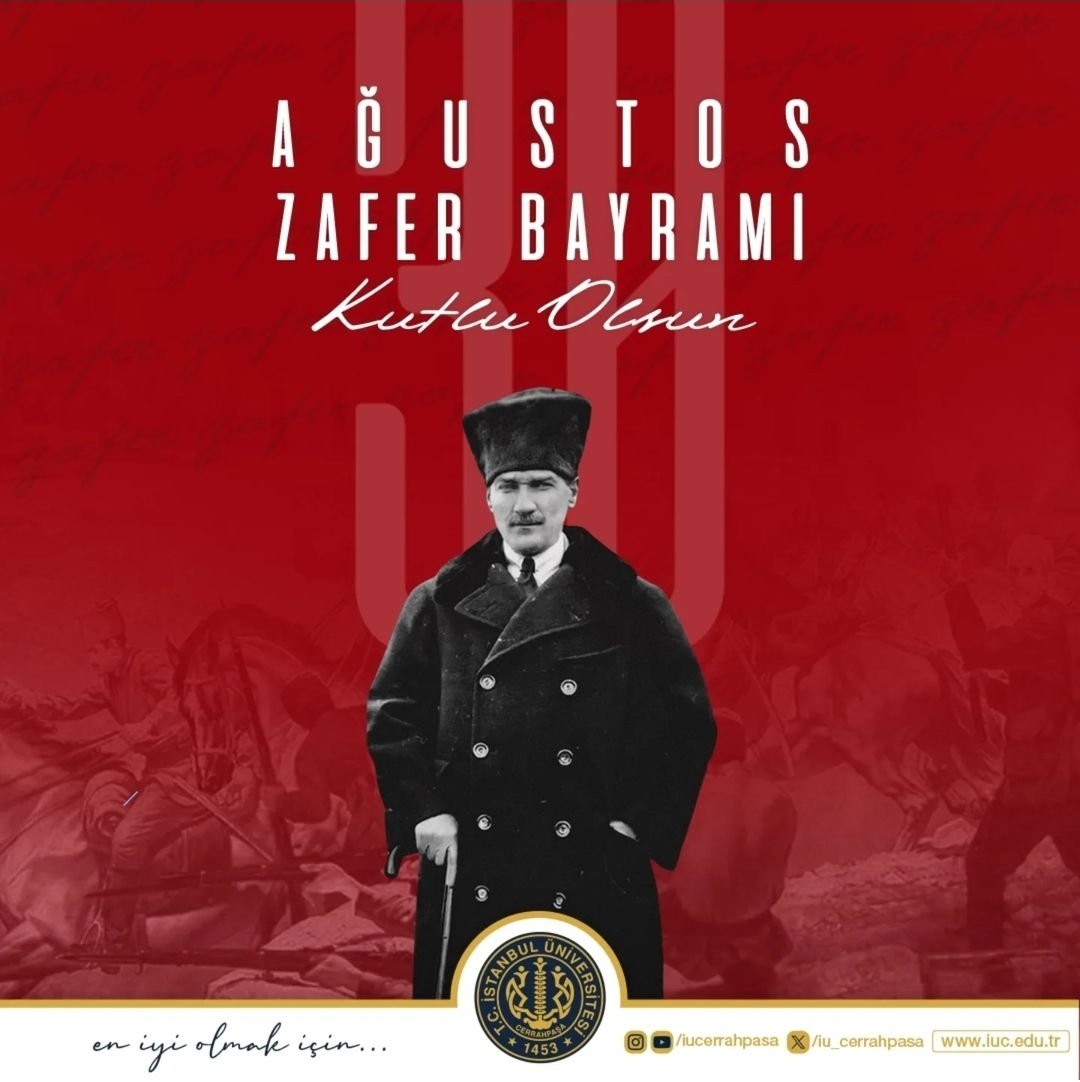 ISTECenter's tweet photo. Başta Mustafa Kemal ATATÜRK olmak üzere İstiklal mücadelemizin tüm kahramanlarını rahmet ve minnetle anıyoruz. 

30 Ağustos Zafer Bayramımız kutlu olsun...
#30ağustoszaferbayramı https://t.co/e7Thr7xgXs