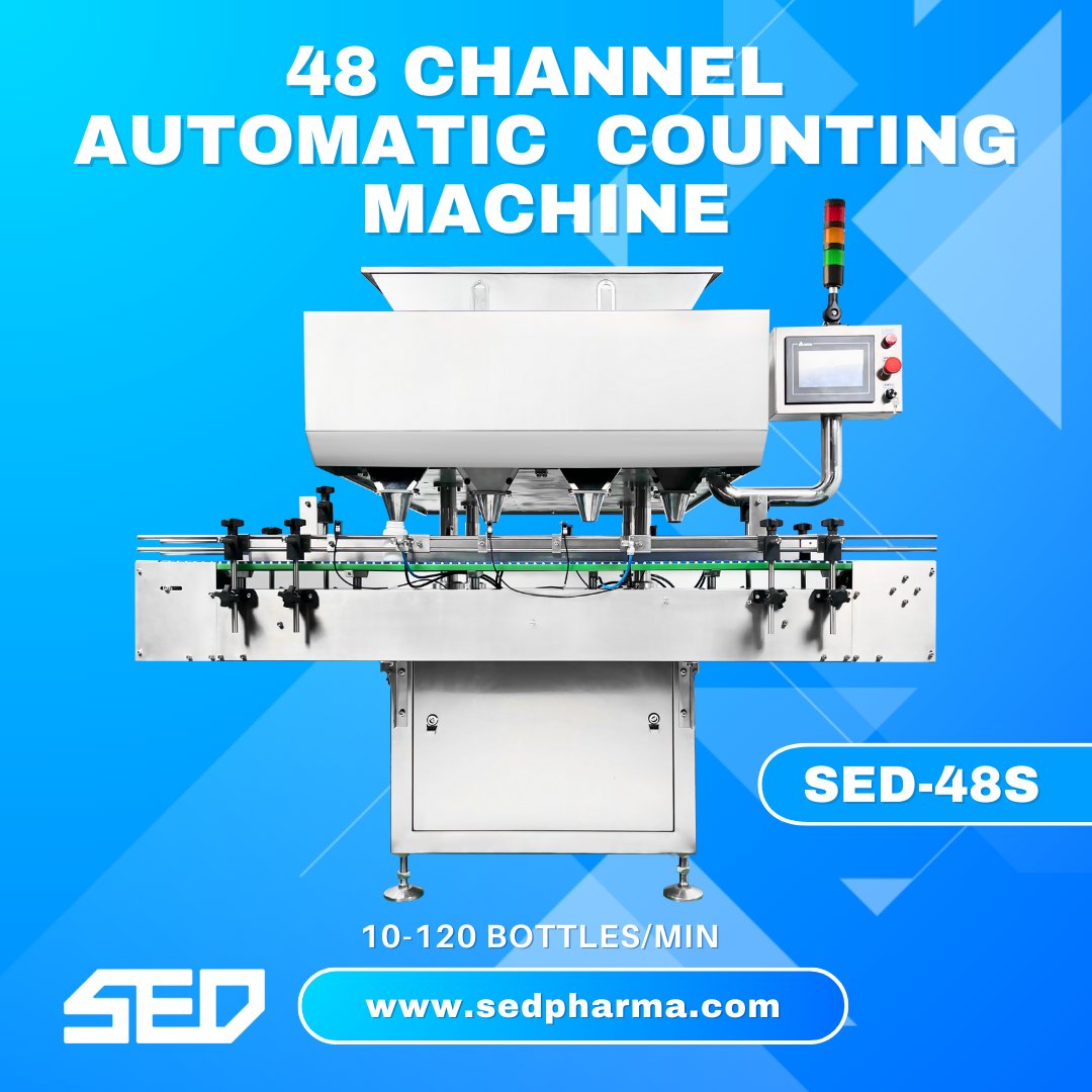 SedPharma's tweet image. Automatic Pill Counting and Bottling Machine for Sale
Application：
√Hard capsule(000-5#)
√Soft Gelatin capsule
√Pills, tablets
√Chewing gum, other solid object (Diameter: 5.5-22mm)

Learn more：sedpharma.com

#sedpharma #countingmachine #automaticcountingmachine