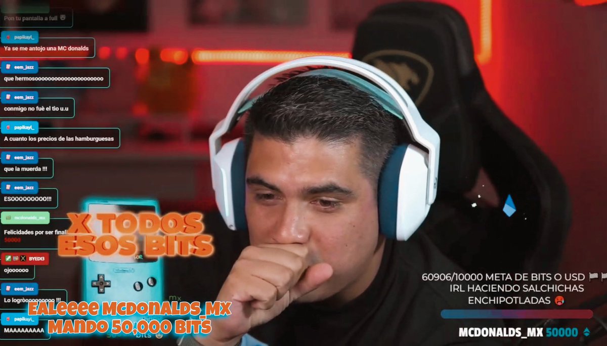 Laloncherx's tweet photo. Oigan, netaaaa wooooow con @McDonaldsMexico y #BitsxBitesMcD #BitsxBites 🔥🎮 Gracias, gracias gracias!!! Feliz día del gamer a todessss 🥹🙌🏻 https://t.co/hWsmbm9N7x