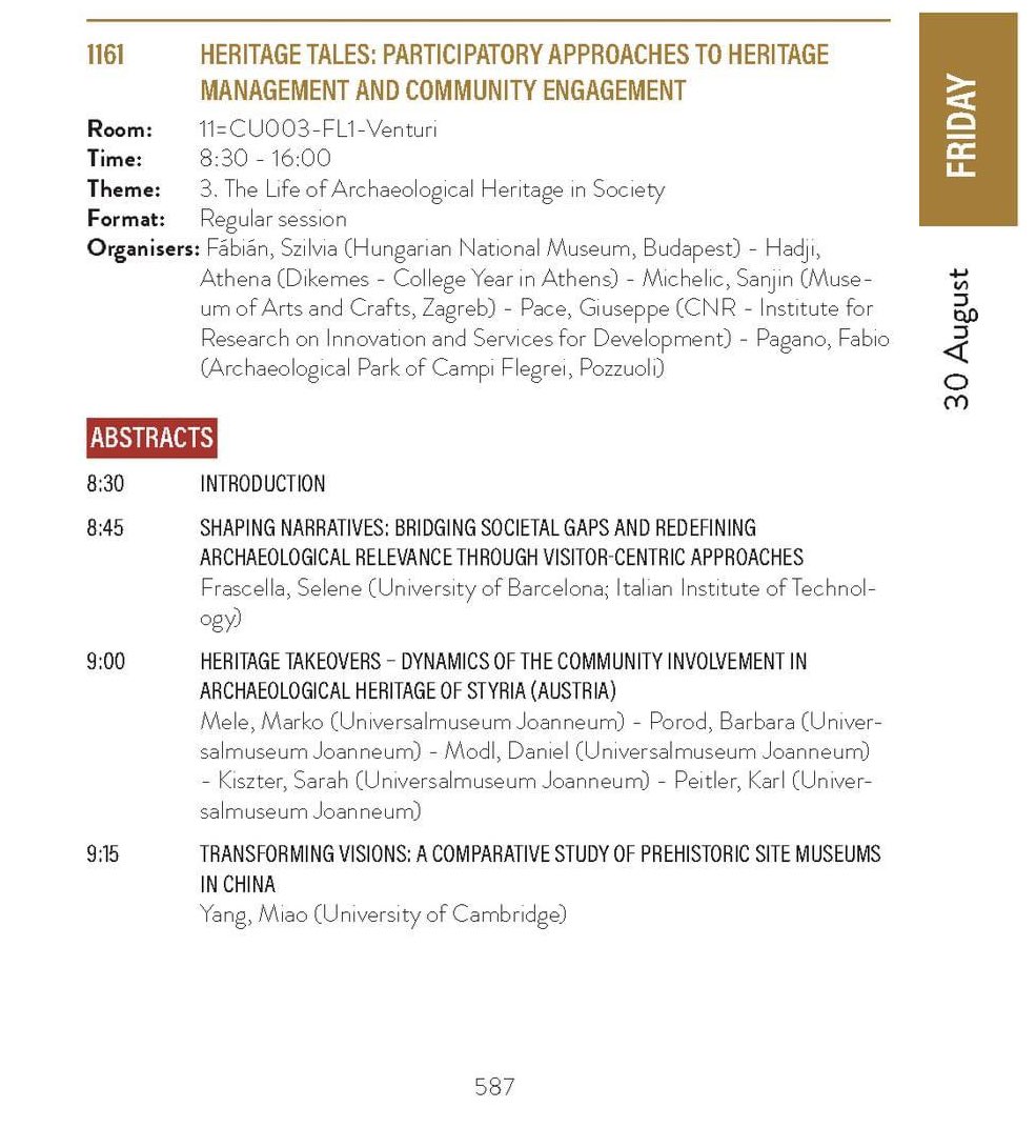 dr_resa_nelson's tweet image. TODAY!! Very excited to be a part of this @archaeologyEAA Heritage Tales session— Lots of great presentations today.. and can’t wait to present this afternoon! #CVAP @AngharadKJ @CreswellCrags #EAA2024