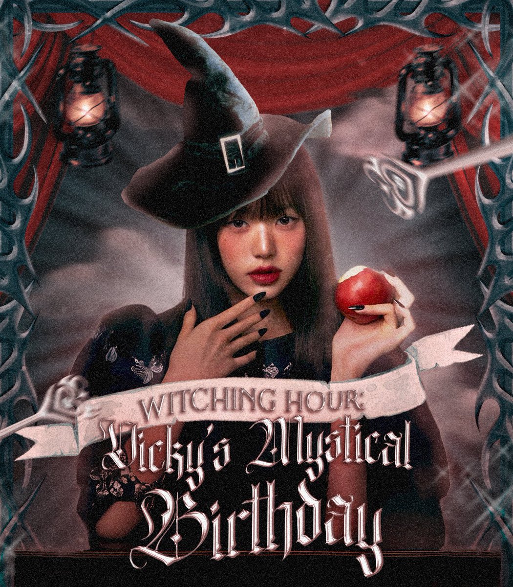 ꒰˚ও₊⭑ A celestial event marked on the cosmic calendar, along with the chime of the clock bell. 𝑾𝒊𝒕𝒄𝒉𝒊𝒏𝒈 𝑯𝒐𝒖𝒓: 𝑽𝒊𝒄𝒌𝒚'𝒔 𝑴𝒚𝒔𝒕𝒊𝒄𝒂𝒍 𝑩𝒊𝒓𝒕𝒉𝒅𝒂𝒚 beckons! You are honorably invited to a gathering of souls under the spell of magic! ୧ ‧₊˚ 🪄⭑