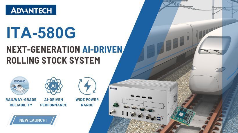Advantech_India's tweet photo. 🚆 Advantech Unveils the ITA 580G:
🌟A game changer for the railway industry, the ITA 580G is an AI driven rolling stock system designed to meet the rigorous demands of modern rail operations. 
https://t.co/UK4V2gCEaR  #Intel #Transportation #IPC #ITS #RailwayAI #RollingStock https://t.co/Lbx73k36zn