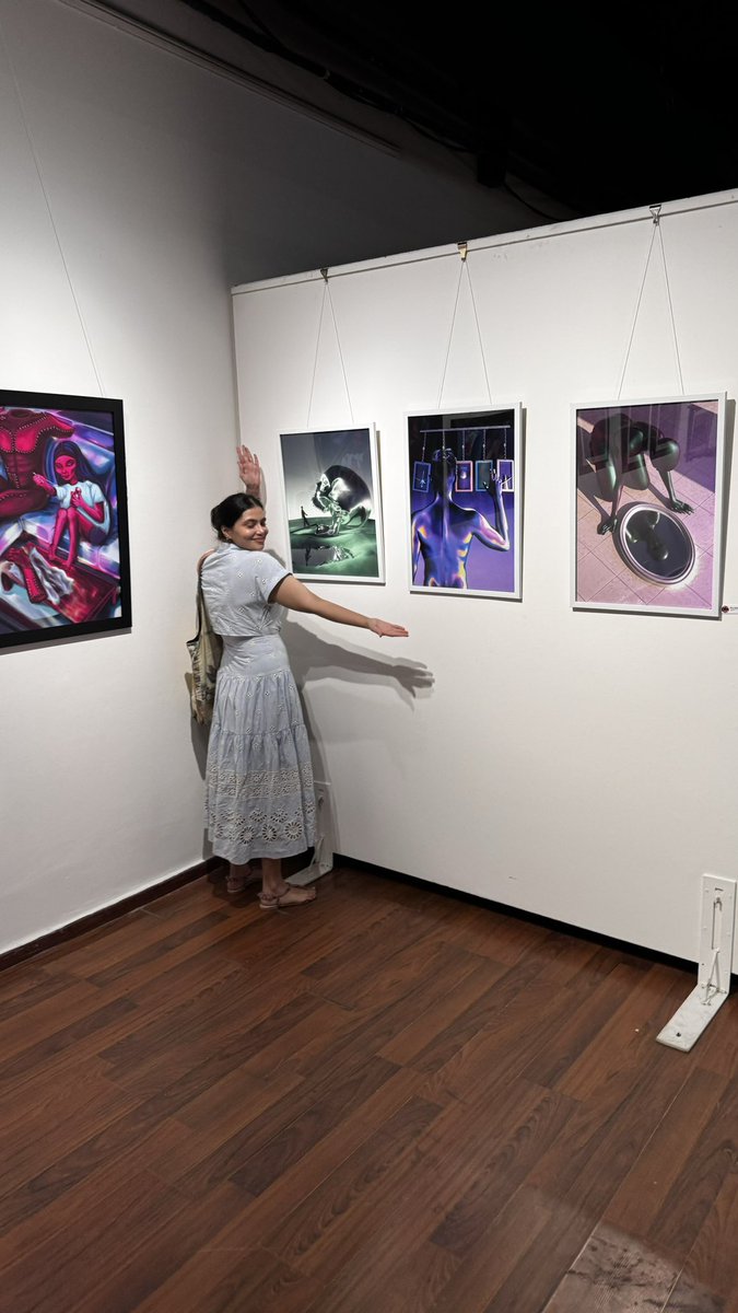 droveumad's tweet photo. Day 1 at The House of Rising Sun Art Exhibit at The Stainless Gallery, New Delhi https://t.co/C4k7XAKk2I