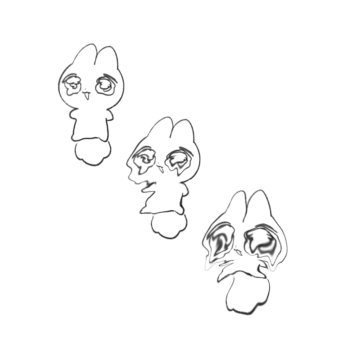 ⠀
That dumb oaf brute of a woman
⠀