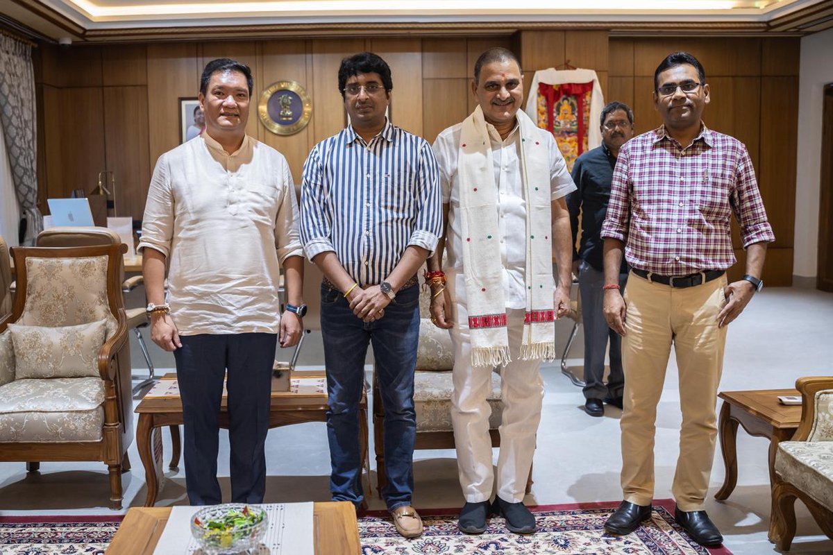 Ravi Sankar Varma (@aarvizoomin) on Twitter photo Great meeting with Hon'ble Union Minister of State for Steel and Heavy Industries, Shri Bhupathiraju Srinivasa Varma ji & Hon'ble Shri Nyato Dukam ji in Itanagar. Discussed key issues on boosting industrial growth in Arunachal Pradesh.<a href="/BjpVarma/">Bhupathiraju Srinivasa Varma</a> <a href="/SteelMinIndia/">Ministry of Steel</a> <a href="/MHI_GoI/">Ministry of Heavy Industries</a> <a href="/RGVzoomin/">Ram Gopal Varma</a> Great meeting with Hon'ble Union Minister of State for Steel and Heavy Industries, Shri Bhupathiraju Srinivasa Varma ji & Hon'ble Shri Nyato Dukam ji in Itanagar. Discussed key issues on boosting industrial growth in Arunachal Pradesh.<a href="/BjpVarma/">Bhupathiraju Srinivasa Varma</a> <a href="/SteelMinIndia/">Ministry of Steel</a> <a href="/MHI_GoI/">Ministry of Heavy Industries</a> <a href="/RGVzoomin/">Ram Gopal Varma</a>