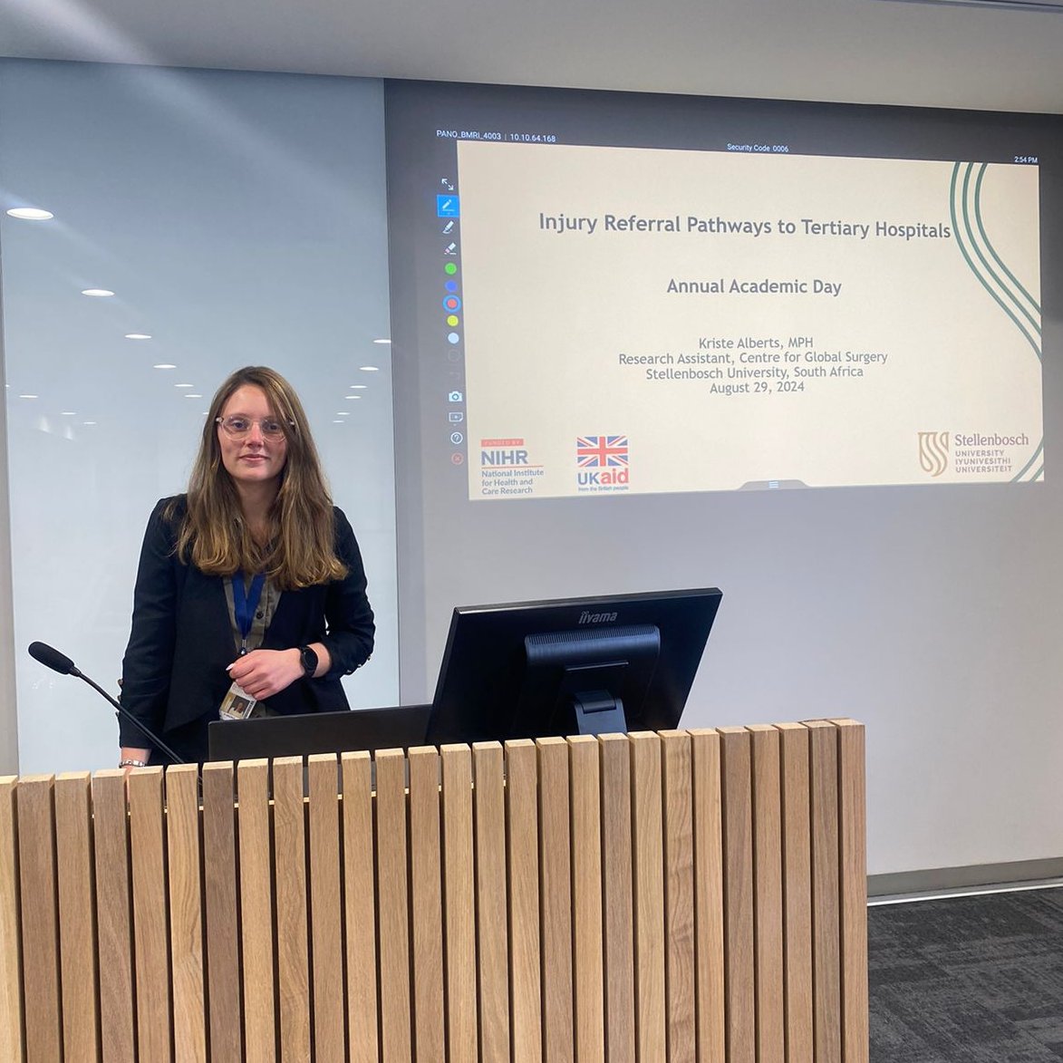 SU Global Surgery (@su_globalsurg) on Twitter photo Our RA Ms. Kriste Alberts presented key findings from the <a href="/Equi_Injury/">Equi Injury</a> project! Discussed referral pathways of injured patients and translating injury research into actionable community strategies in SA. #InjuryPrevention #Globalsurgery Our RA Ms. Kriste Alberts presented key findings from the <a href="/Equi_Injury/">Equi Injury</a> project! Discussed referral pathways of injured patients and translating injury research into actionable community strategies in SA. #InjuryPrevention #Globalsurgery