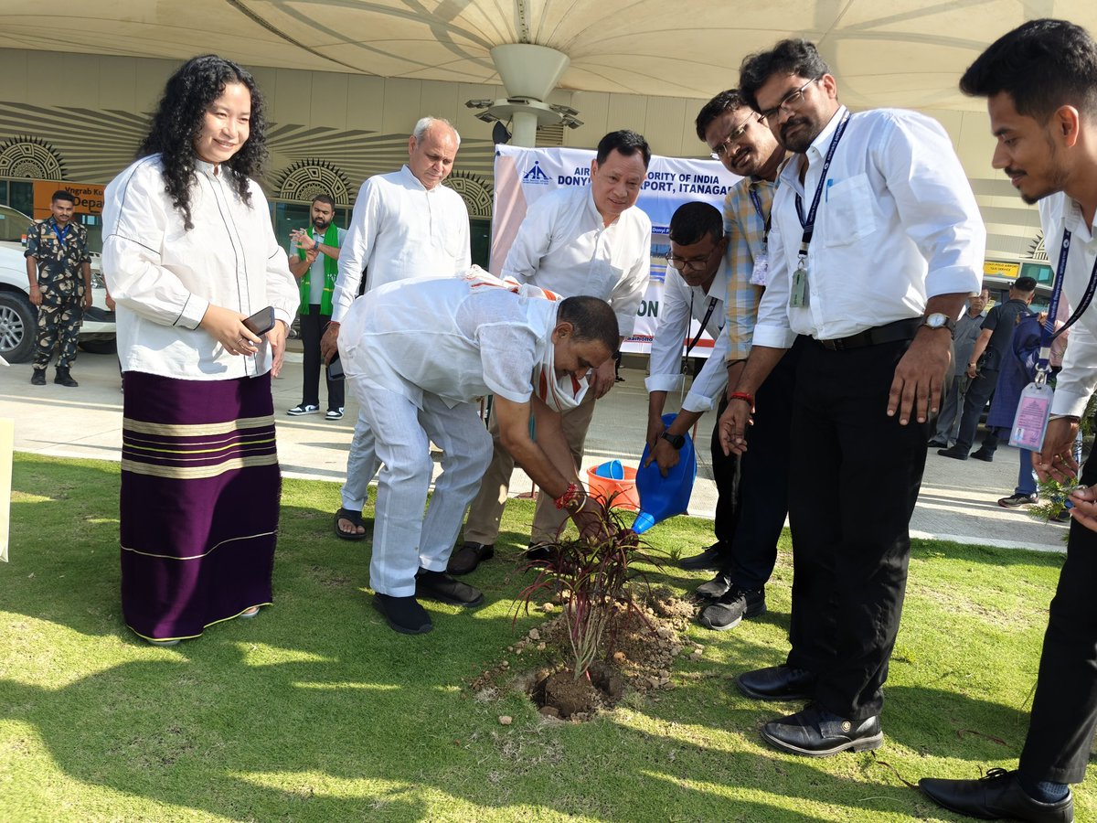 Ravi Sankar Varma (@aarvizoomin) on Twitter photo Hon'ble Union Minister of State for Steel & Industries, Shri Bhupathiraju Srinivasa Varma ji, planted a tree 🌱 at <a href="/aaihollongi/">Donyi Polo Airport, Itanagar</a> to commemorate the #ICAO80 anniversary, joined by the Airport Director, AAI staff, and stakeholders. <a href="/RGVzoomin/">Ram Gopal Varma</a> Hon'ble Union Minister of State for Steel & Industries, Shri Bhupathiraju Srinivasa Varma ji, planted a tree 🌱 at <a href="/aaihollongi/">Donyi Polo Airport, Itanagar</a> to commemorate the #ICAO80 anniversary, joined by the Airport Director, AAI staff, and stakeholders. <a href="/RGVzoomin/">Ram Gopal Varma</a>