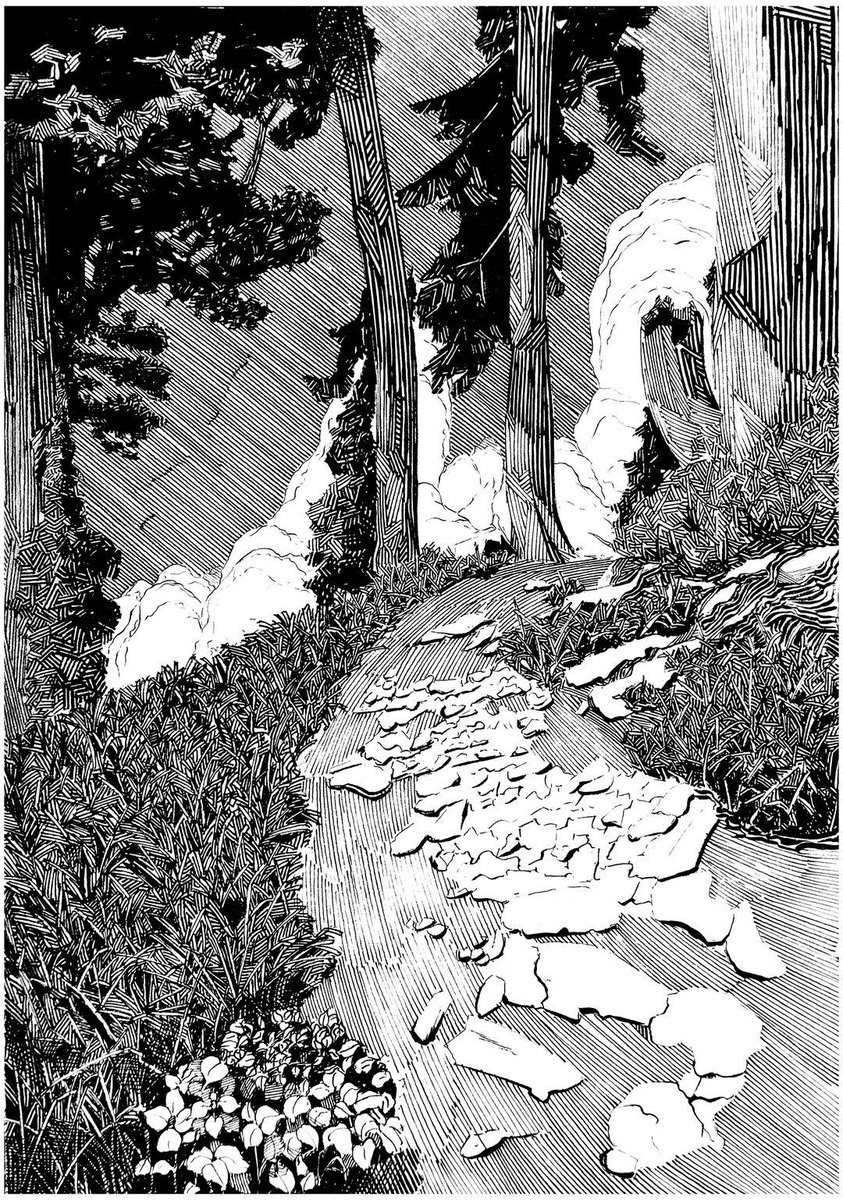 san_arrts's tweet photo. What's ahead of this road?

#illustrationart #penandink #inkart #landscapedrawing https://t.co/aTB3z4En8K