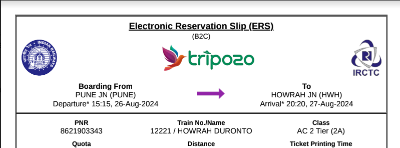 Tripozo (formerly etrain.info) tweet media