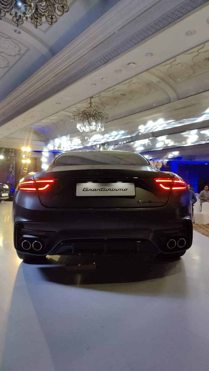 The #Maserati #GranTurismo launched. Two variants for now - GT Modena (489 bhp): ₹2.72 Cr, GT Trofeo (550 bhp): ₹ 2.90 Cr. The GT Folgore (EV) will follow later. 
SVP