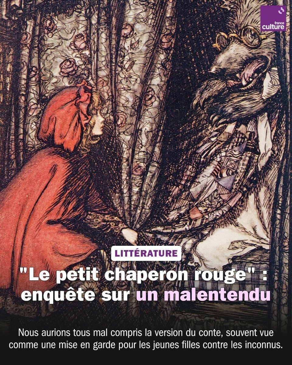 Le danger ne serait pas extérieur, dans les forêts, mais bien interne, au cœur du foyer.
➡️ l.franceculture.fr/kOZ