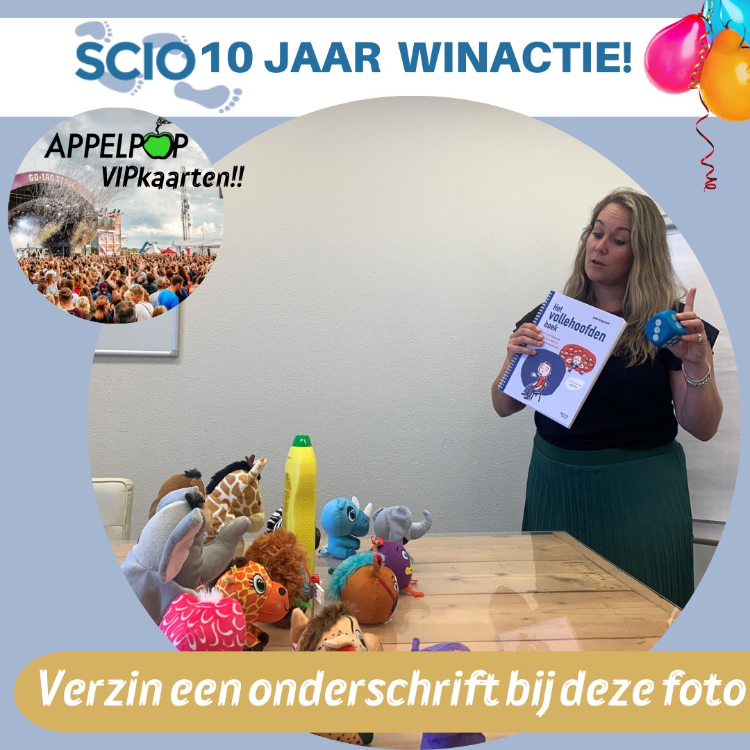 We krijgen hele leuke onderschriften binnen voor onze winactie! Wil jij ook kans maken op 2 VIP kaarten voor Appelpop? Mail dan voor 9 september 09:00 uur jouw onderschrift bij de foto naar: 10jaar@scio.nl!