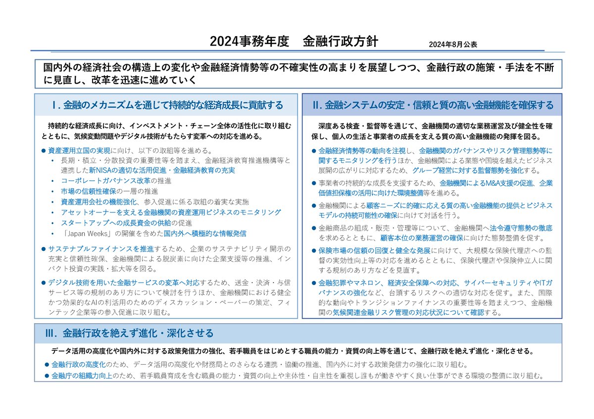 金融庁 tweet media