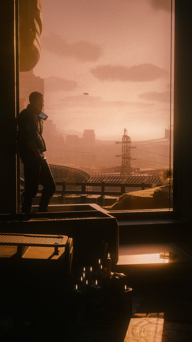 K_a_l_e_n_k_o's tweet photo. Good morning and happy friday, chooms! 😘
#Cyberpunk2077 #PhotoMode #VirtualPhotography https://t.co/G7QWGkZRLp