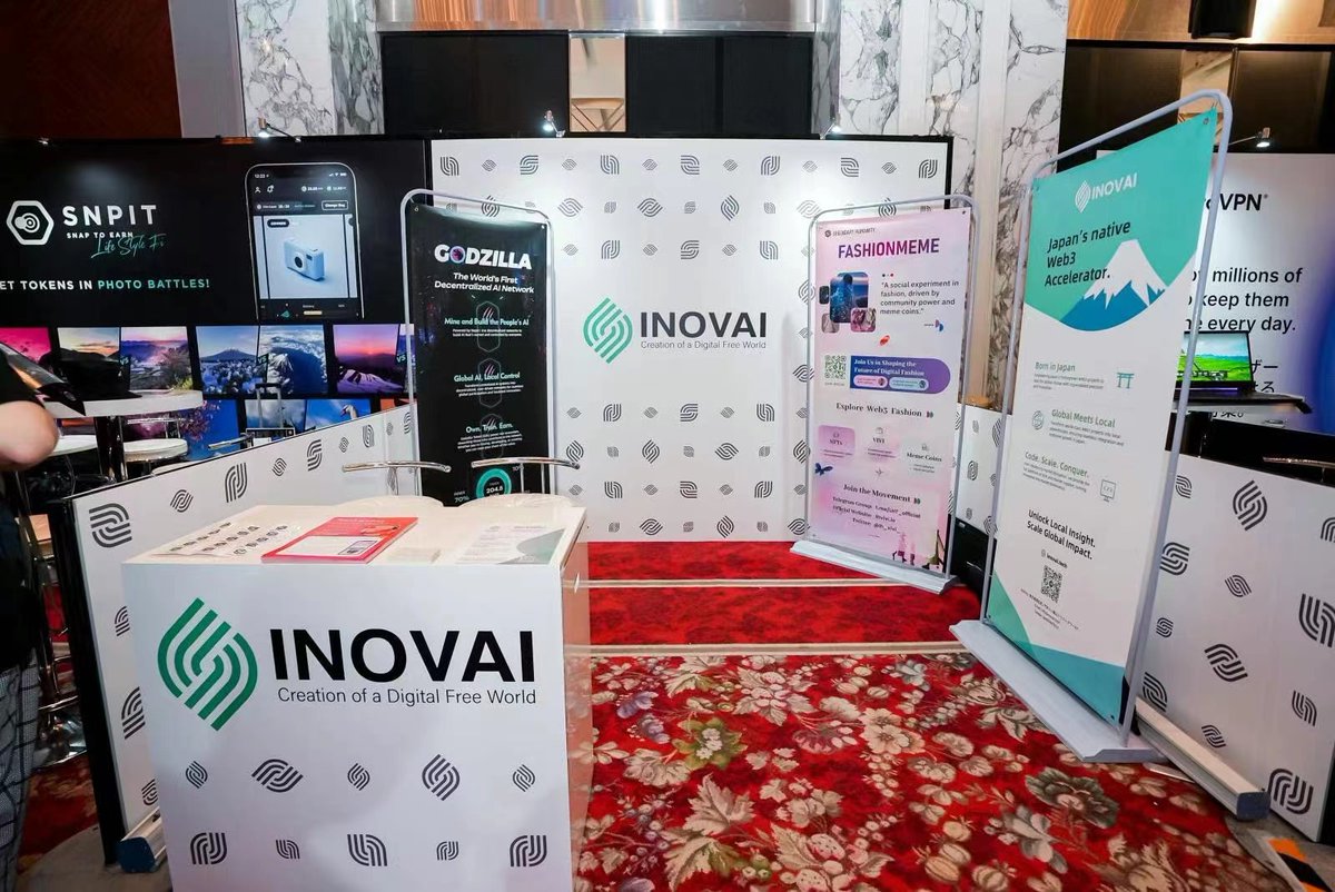 INOVAITECH's tweet image. WebX 2024 @WebX_Asia (Produced by @Coin_Post &amp;amp; @CoinPost_Global) wrapped up perfectly!  🎉🎉🎈 

INOVAI TECH @INOVAITECH participated as a GOLD SPONSOR for the second consecutive year. 🫡🫡🤝

The AfterParty gathered over 120 local community leaders from Japan. Great meeting…