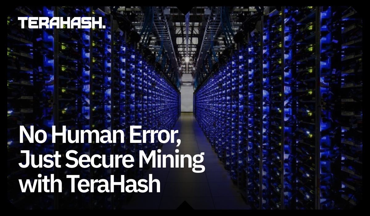 TeraHash_xyz's tweet photo. Most cloud mining companies are at risk of financial fraud because of a human factor. ⚠️ 

TeraHash stands out with a decentralized protocol backed by immutable smart contracts. 

Secure your mining with us!🛡️

#Crypto #Security #TeraHash https://t.co/VR6jltigBL