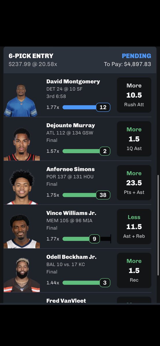 FranchiseIsHim's tweet photo. Just some greens from last nfl season, have pre game/live bets/parlays etc going and gonna get prize picks up and running again. Comment or dm me with any question. #nfl #prizepicks #GamblingTwitter #parlays #nflbets https://t.co/zrCChQPQzG