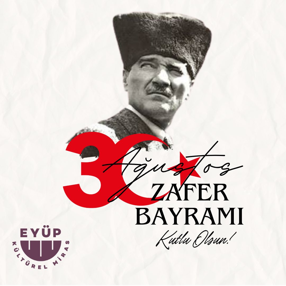 eyup_km's tweet photo. 30 Ağustos Zafer Bayramımızı kutluyor, Gazi Mustafa Kemal Atatürk ve silah arkadaşları başta olmak üzere İstiklal mücadelemizin bütün kahramanlarını, aziz şehitlerimizi, kahraman gazilerimizi rahmet, minnet ve şükranla anıyoruz. https://t.co/aMOGquLRzH