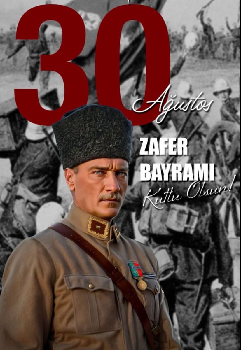 cenkerenonline's tweet photo. 30 Ağustos Zafer Bayramımız Kutlu Olsun🇹🇷🇹🇷
#ZaferBayramı https://t.co/j7MK7PeWLm