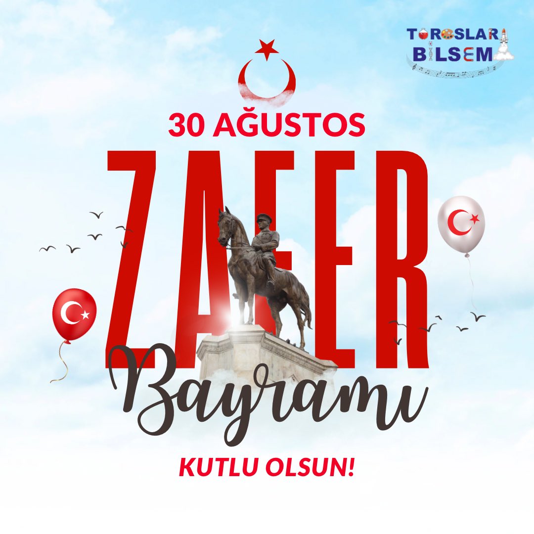 Milletimizin bağımsızlık mücadelesinde kazandığı büyük zaferin yıl dönümünde, başta Mustafa Kemal Atatürk ve silah arkadaşları olmak üzere tüm kahramanlarımızı saygı ve minnetle anıyoruz. 

30 Ağustos Zafer Bayramımız kutlu olsun! 🇹🇷 

@BilsemMeb <a href="/fazilet_durmus/">Fazilet Öğretmen 🇹🇷</a> <a href="/kaanaydemir_33/">Kaan AYDEMİR</a>